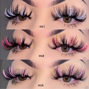 Fluffy Mink 25mm eyelash extensions strips